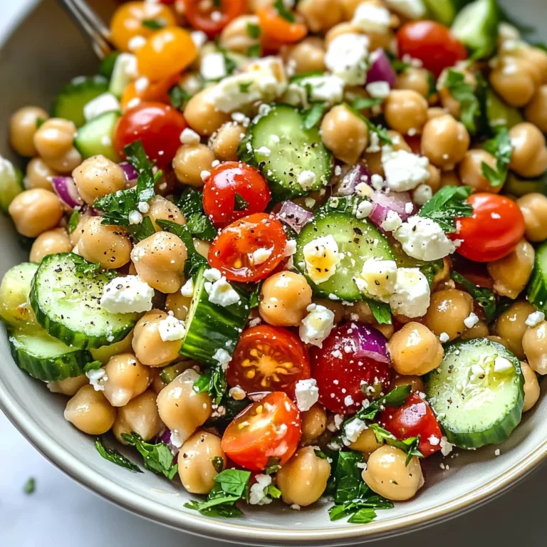 10-Minute Mediterranean Chickpea Salad