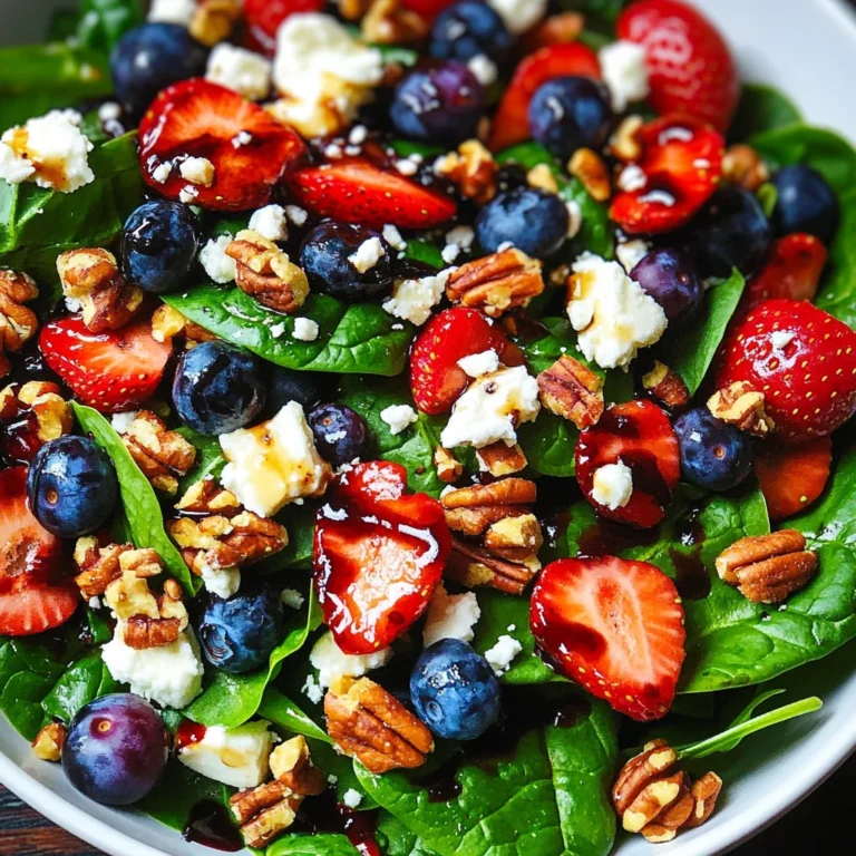15-Minute Strawberry Spinach Salad