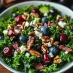 Cherry Summer Kale Salad with Balsamic Vinaigrette