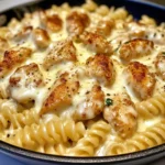 Creamy Garlic Butter Chicken And Rotini