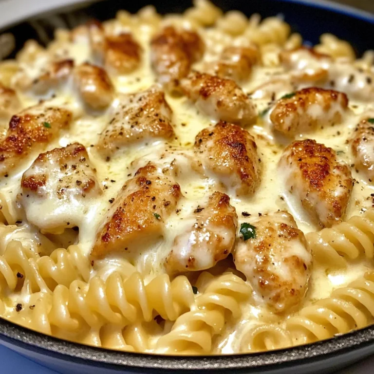 Creamy Garlic Butter Chicken And Rotini