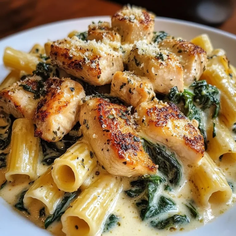 Garlic Parmesan Chicken With Spinach