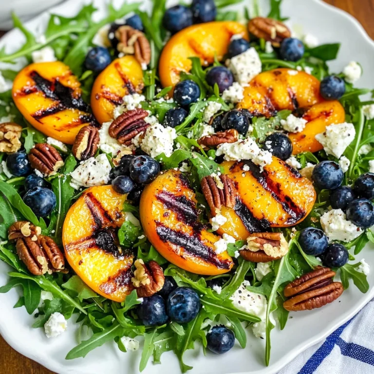 Grilled Peach Salad
