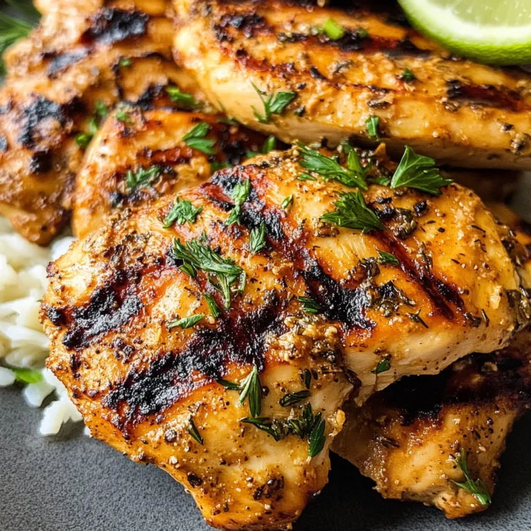 Grilled Tahini Chicken
