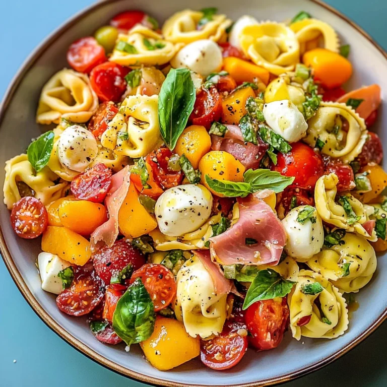 Hot Honey Tortellini Pasta Salad