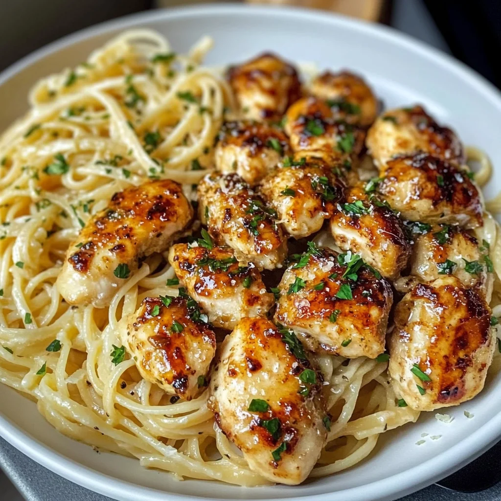 I Made Lemon Garlic Butter Chicken Bites