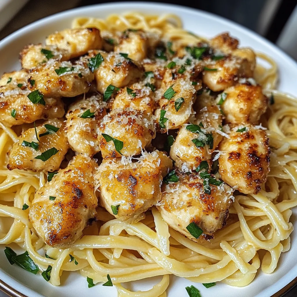 Made This Lemon Garlic Butter Chicken Bites