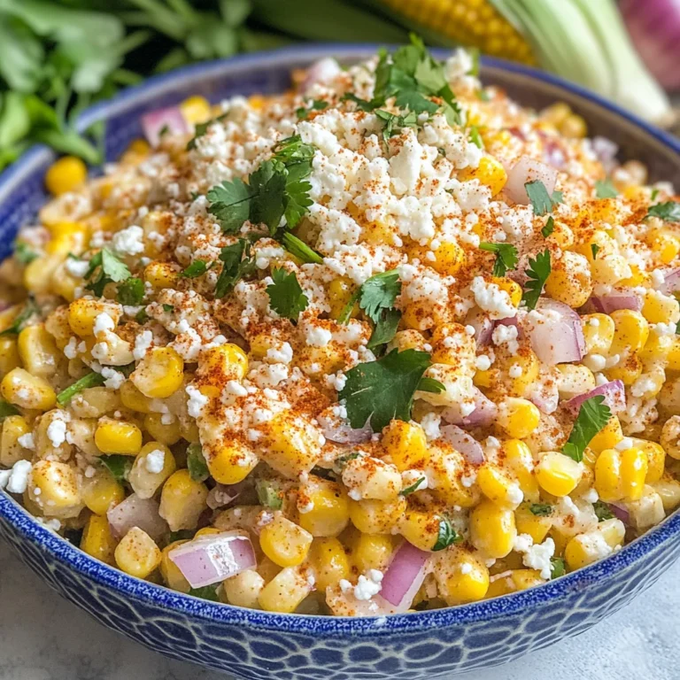 Mexican Street Corn Salad (Elote)