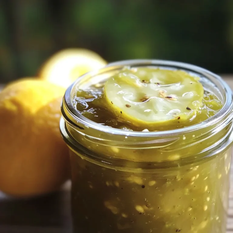 Old-Fashioned Green Tomato Jam
