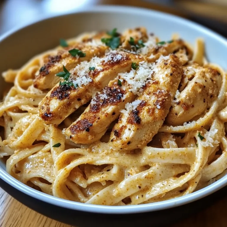 One-pot Spicy Chicken Linguine In Creamy Sauce