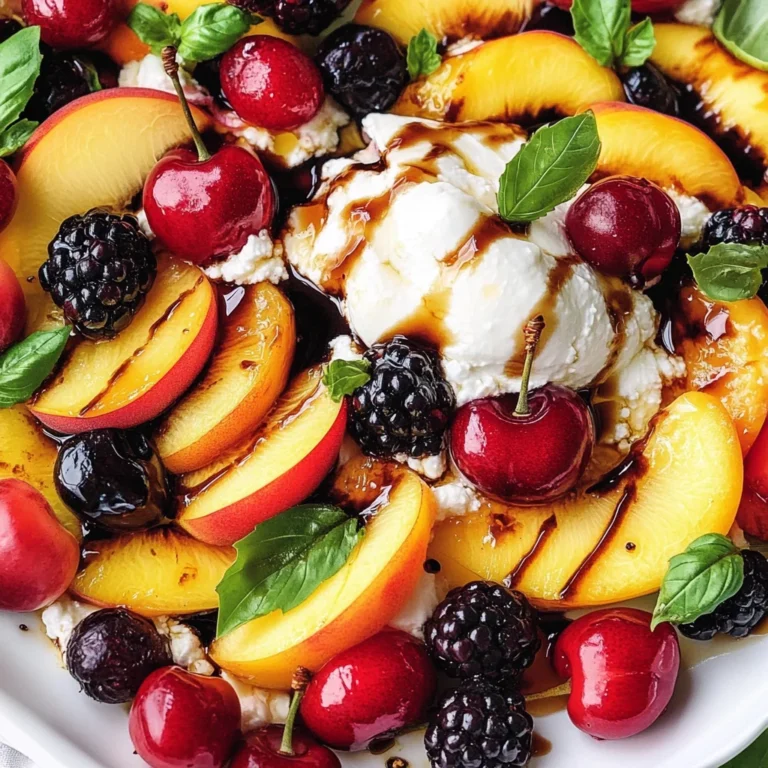 Peach Burrata Salad
