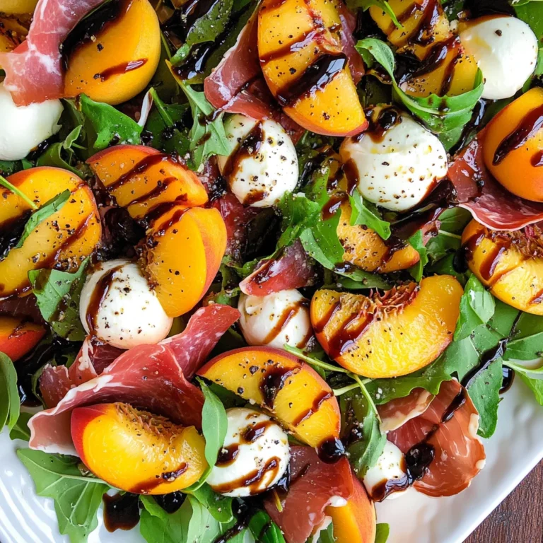 Peach Caprese Salad
