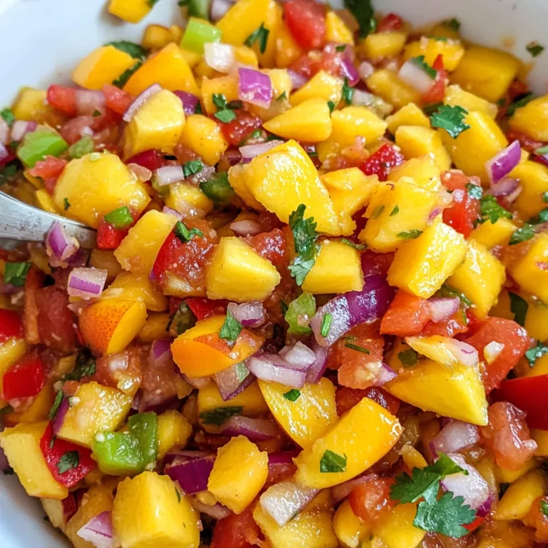 Peach Mango Salsa