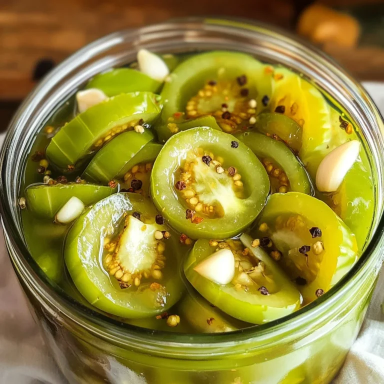 Pickled Green Tomatoes