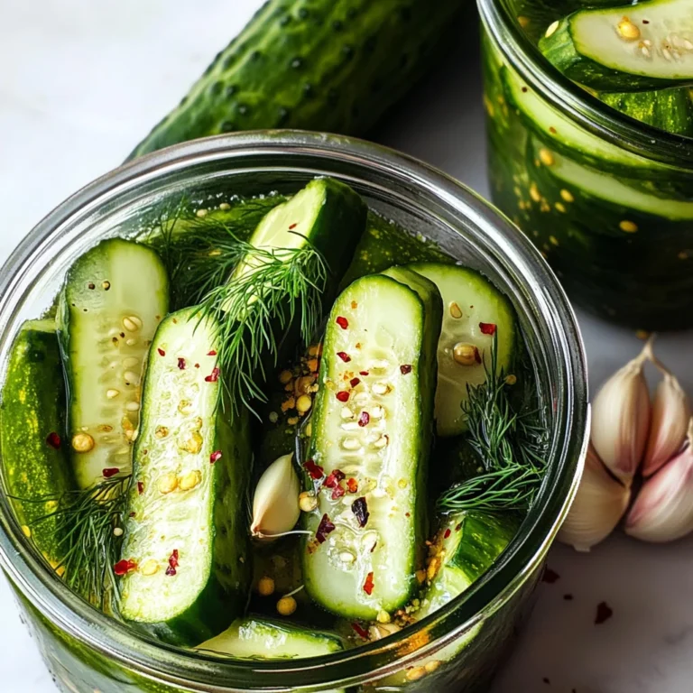 Refrigerator Dill Pickles