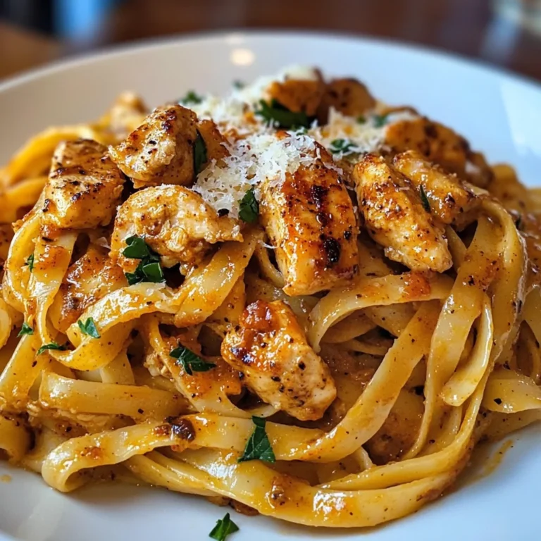 Spicy Cajun Chicken Fettuccine