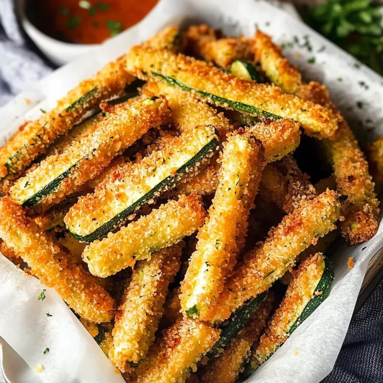 Baked Parmesan Zucchini Fries