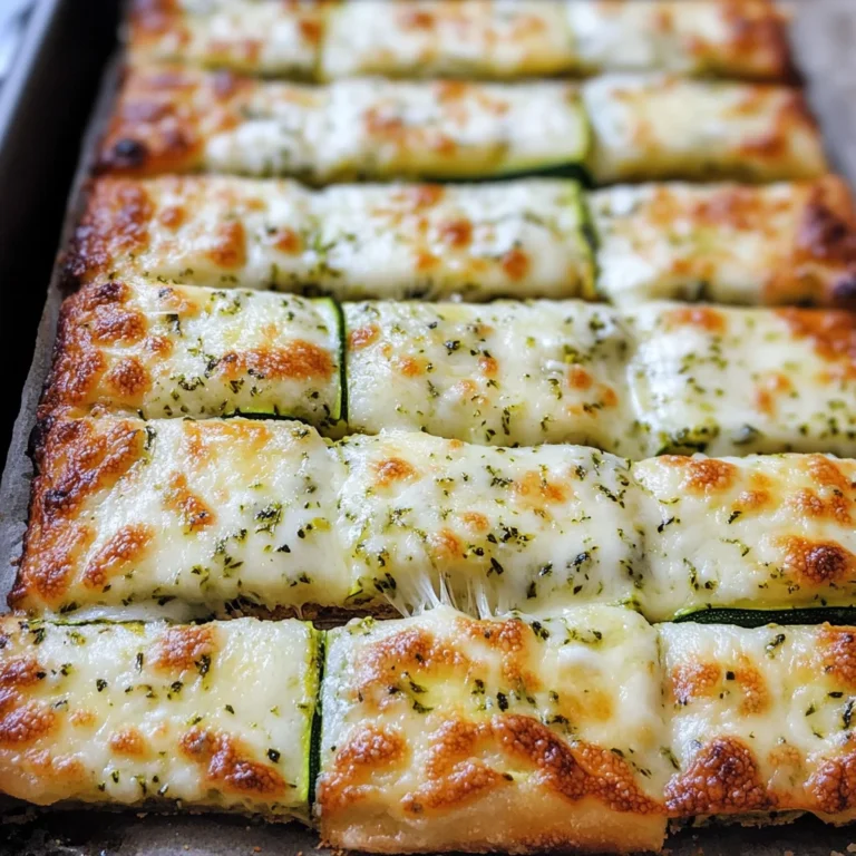 Cheesy Zucchini Breadsticks