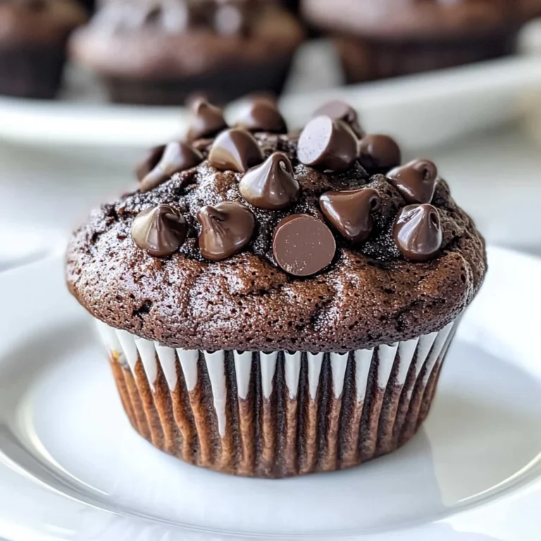 Chocolate Zucchini Muffins