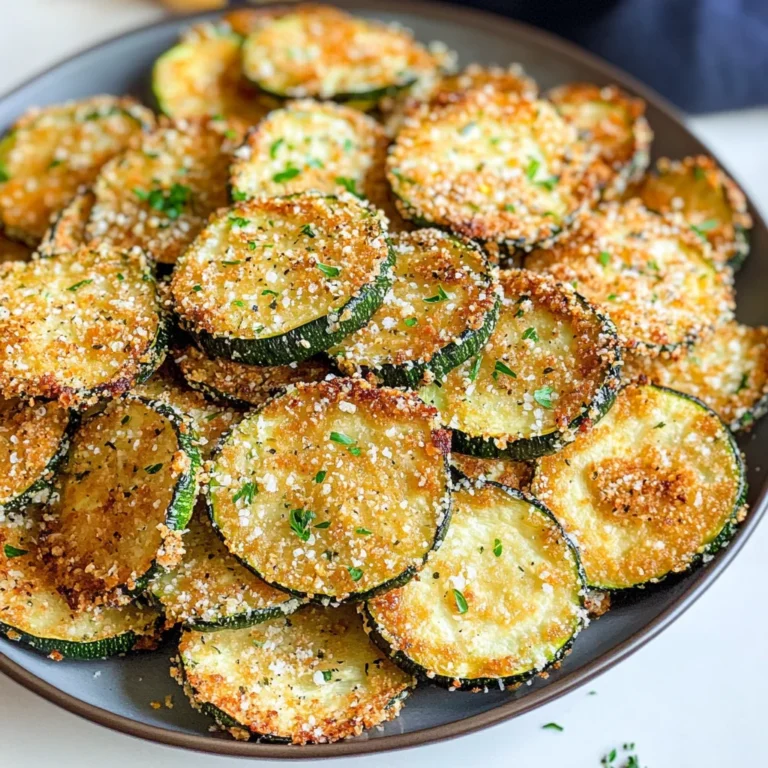 Crispy Baked Zucchini Chips