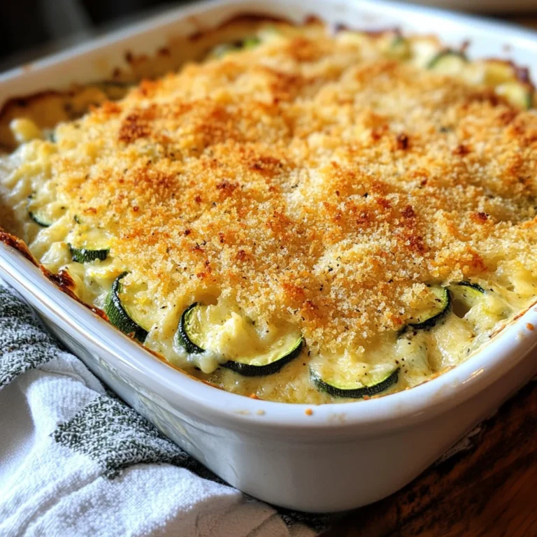 Easy Cheesy Zucchini Casserole