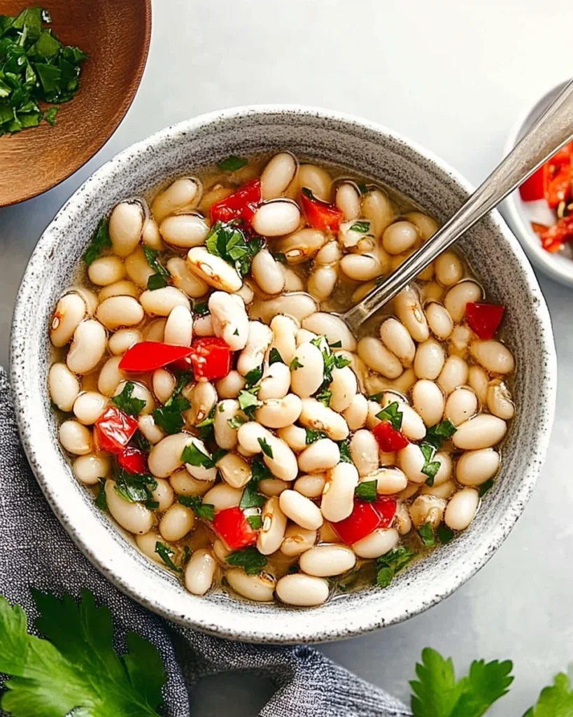 Marinated White Beans
