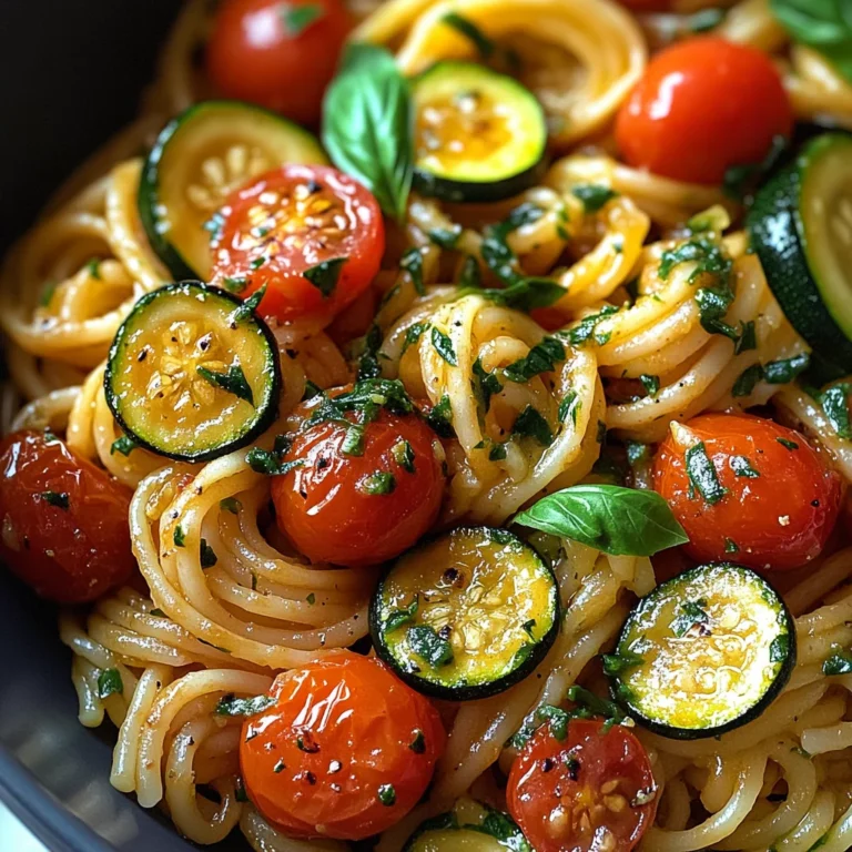 Tomato Zucchini Pasta
