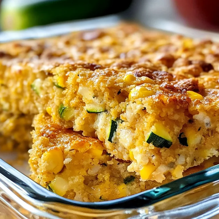 Zucchini Cornbread Casserole