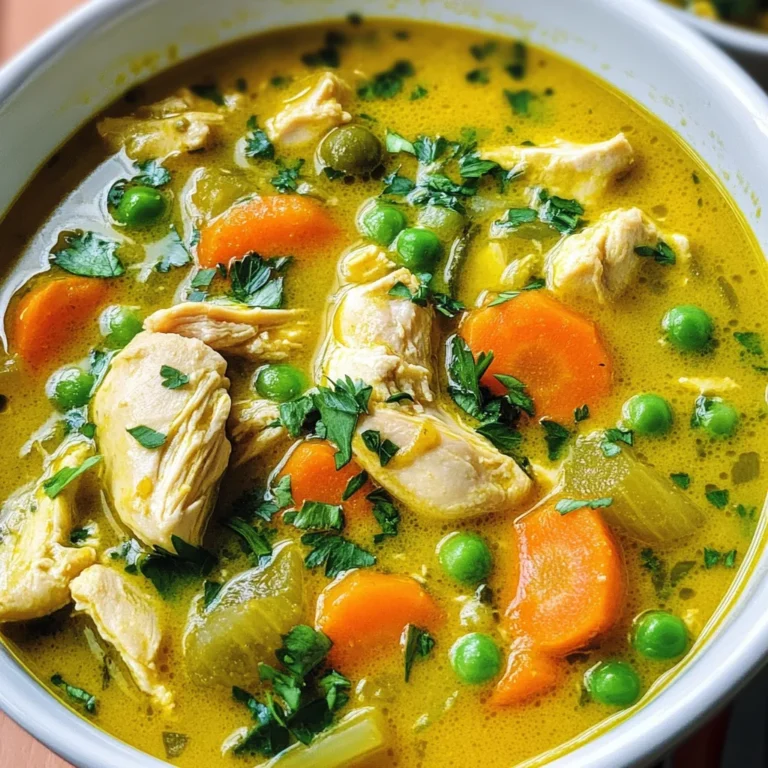 Anti Inflammatory Turmeric Chicken Soup