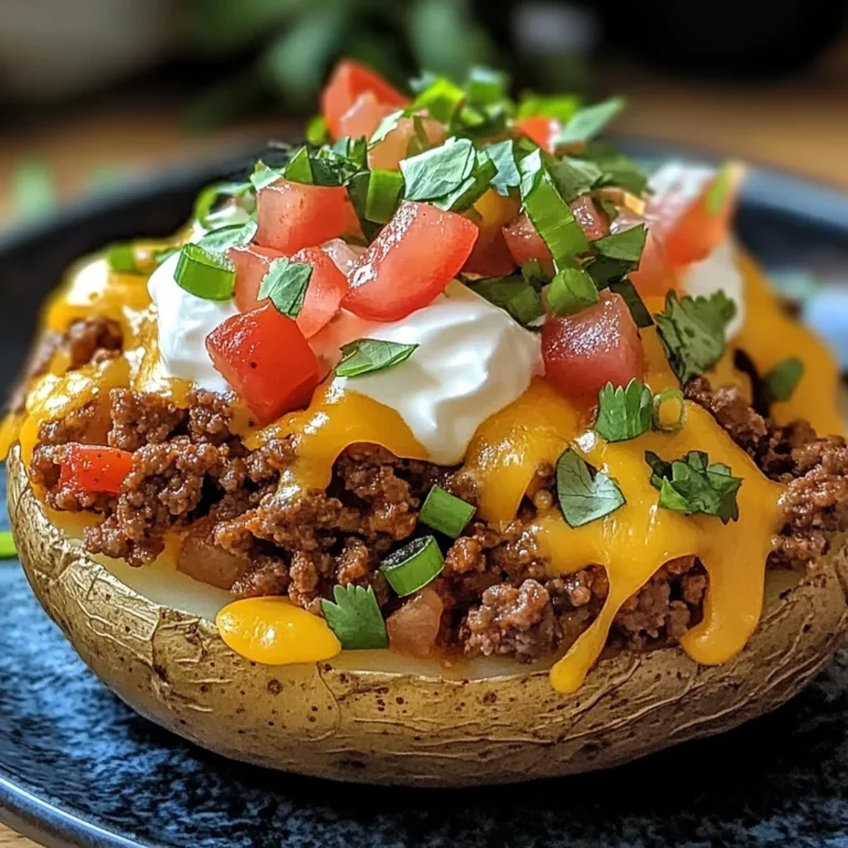 Cheesy Taco Potatoes