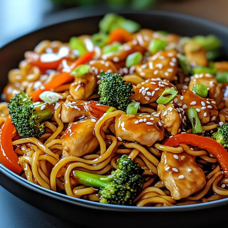 Chicken Teriyaki Noodles
