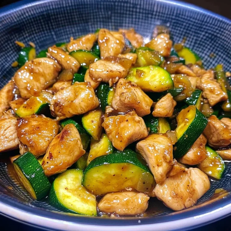 Chicken Zucchini Stir Fry
