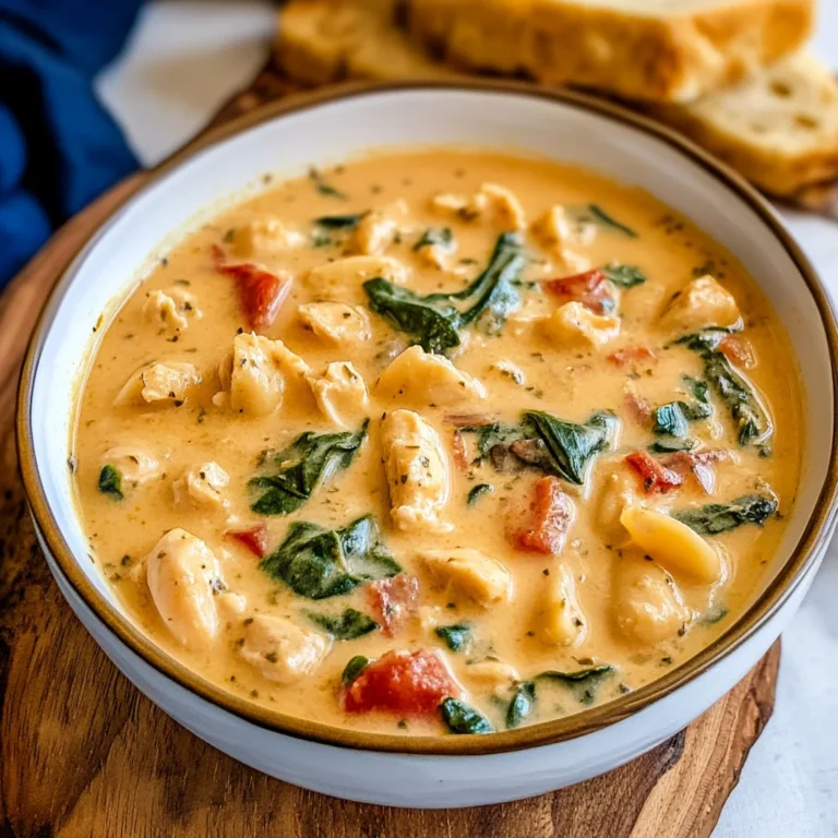 Creamy Tuscan Chicken Soup