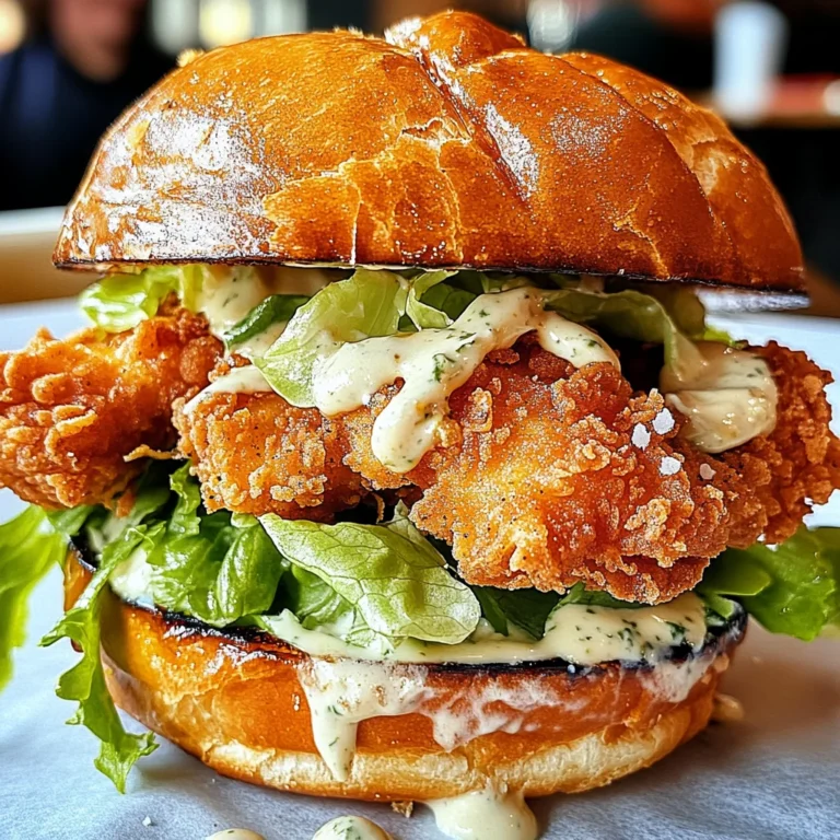 Crispy Chicken Caesar Sandwich