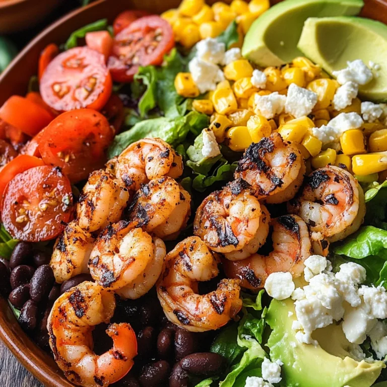 Grilled Mexican Shrimp Salad