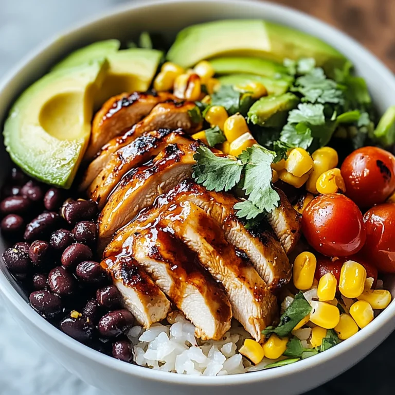 Honey Chipotle Chicken Rice Bowls