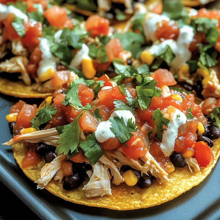 Mexican Rotisserie Chicken Tostadas