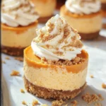 No Bake Pumpkin Mini Cheesecakes