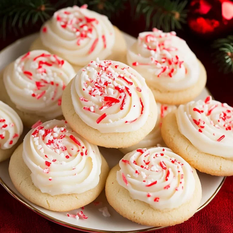 Peppermint Meltaway Cookies