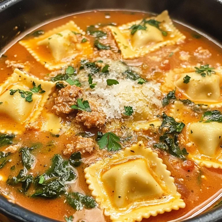 Ravioli Soup