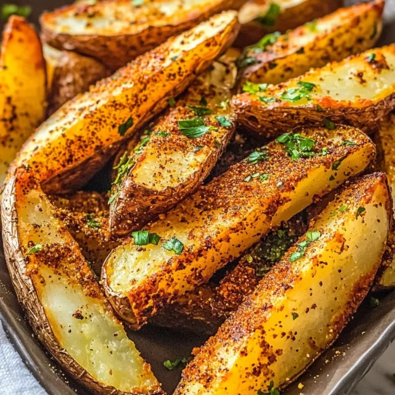 Seasoned Baked Potato Wedges