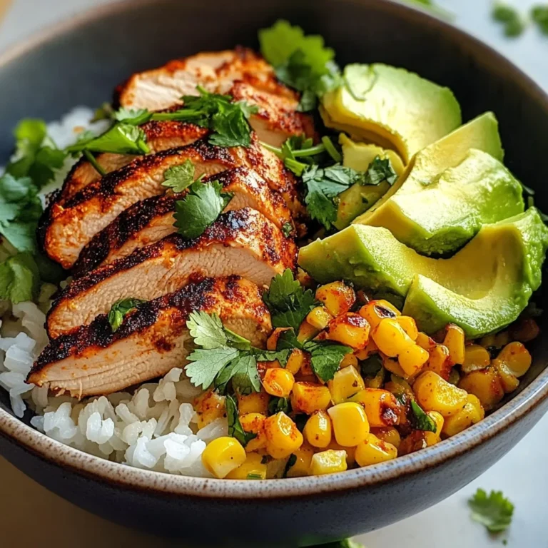 Street Corn Chicken Rice Bowl