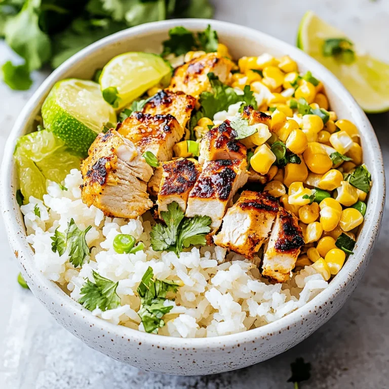Street Corn Chicken Rice Bowl Recipe