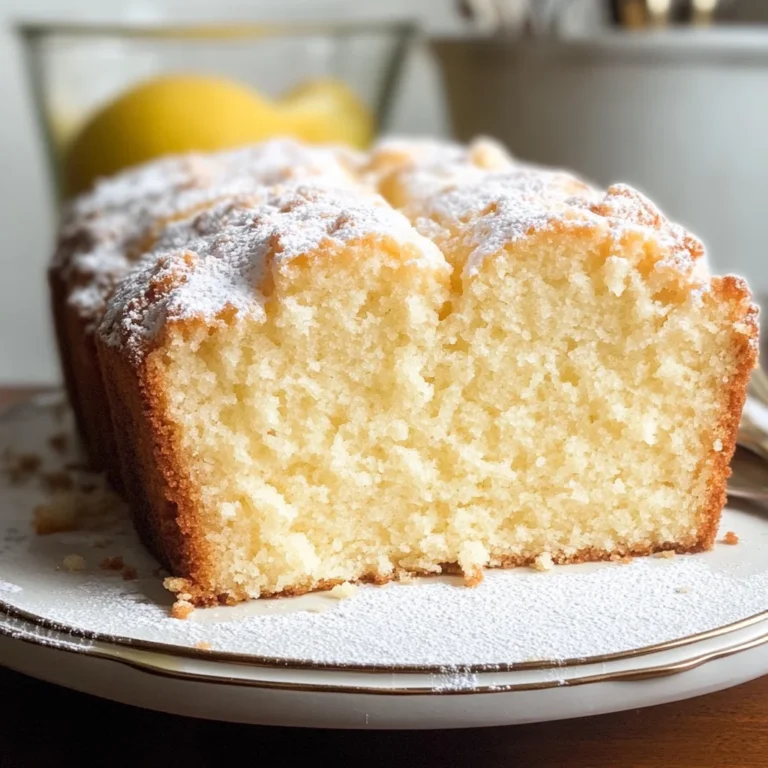 Vanilla Pound Cake Recipe