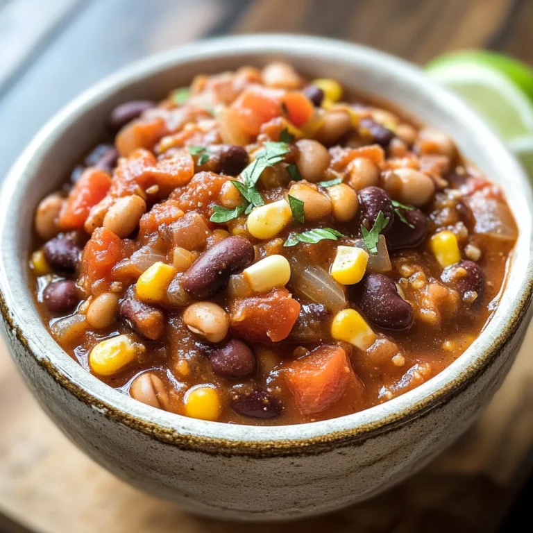 20-Minute Vegetarian Chili Recipe