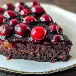 Chocolate Cherry Upside Down Cake