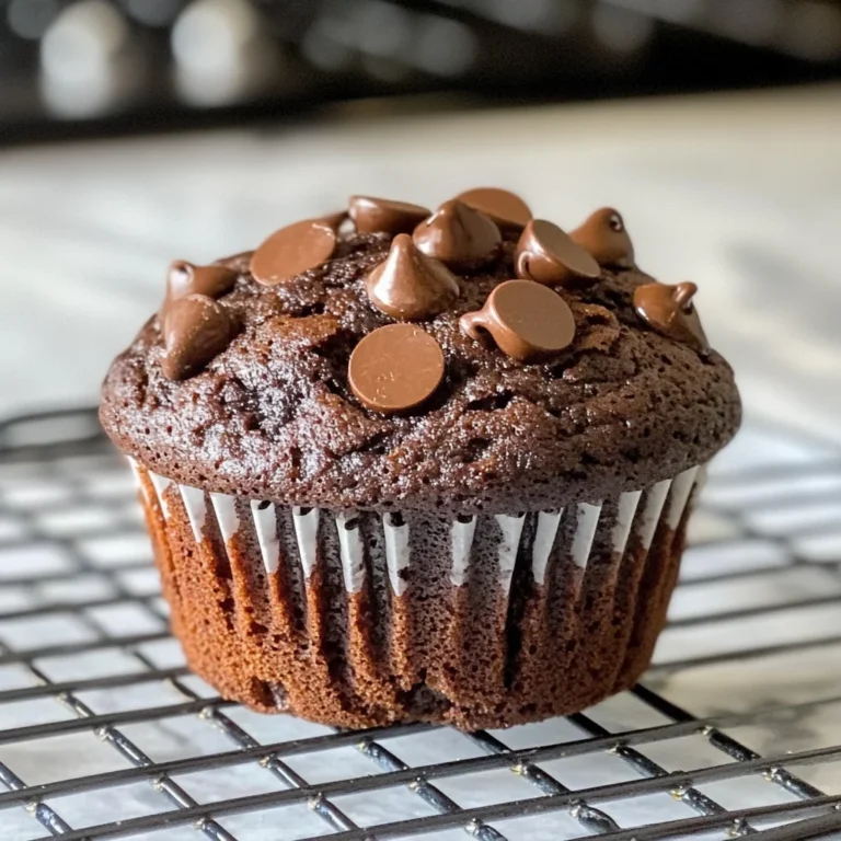 Double Chocolate Espresso Muffins