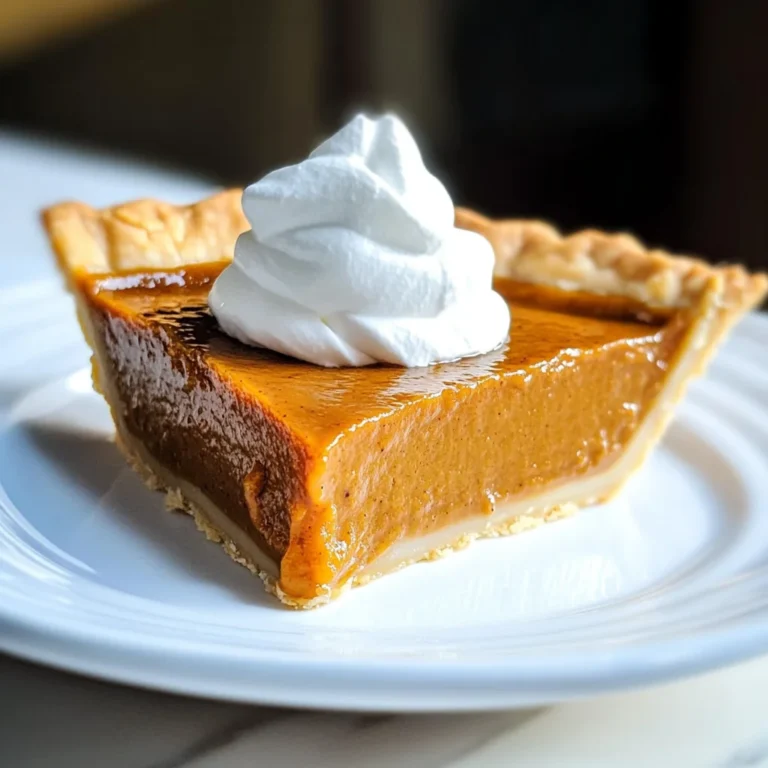 Easy Pumpkin Pie