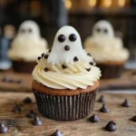 Halloween Cupcakes: Ghost Cupcakes