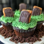 Halloween Graveyard Cupcakes